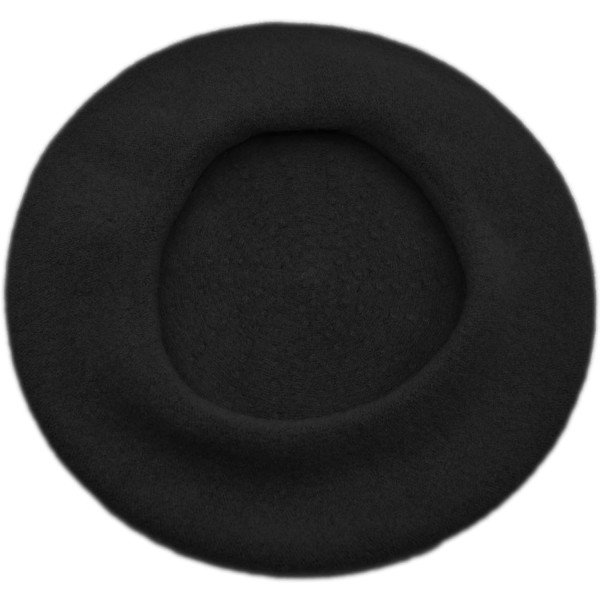 Kvinners baskerlue - Ull - Margie Beret/Svart