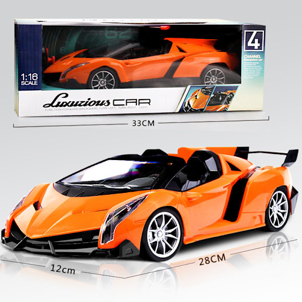 Kauko-ohjattava auto, 1:16 mittakaavan kauko-ohjattava Lambo sähköurheilu