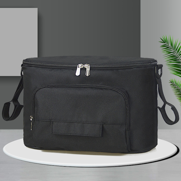 (Sort) Baby Stroller Bag Universal Vandtæt Stroller Opbevaring Ba