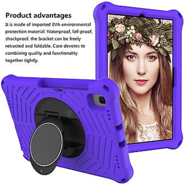 Spider King Fodral för Samsung Galaxy Tab A7 Blå (Lila)