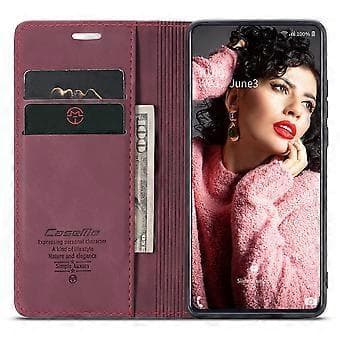 CASEME 013 Series Flip Plånboksfodral i Läder för Samsung Galaxy A71 (Stil B)