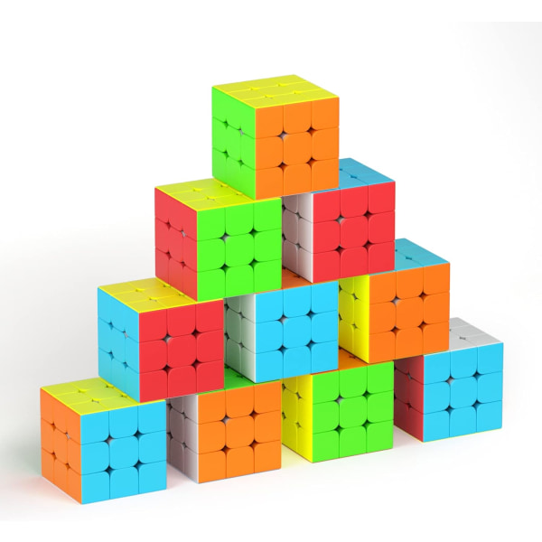 Full Size 3x3x3 Speed ​​Cube Set (10 Pack)