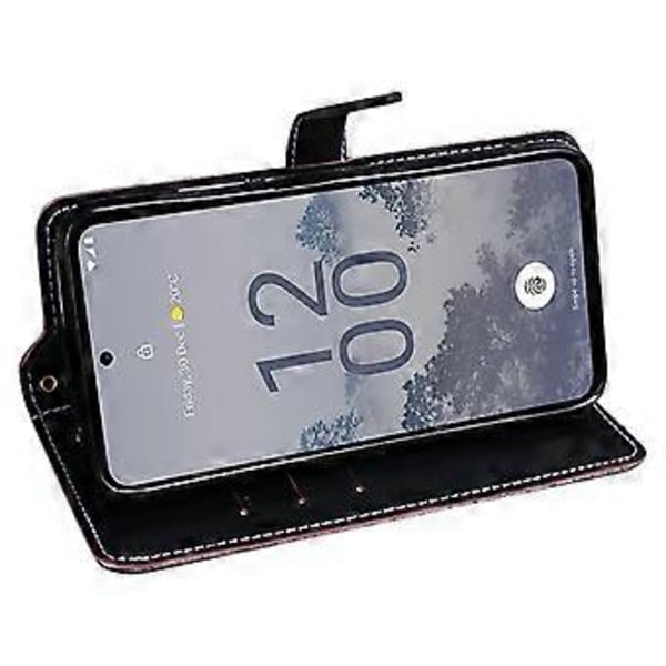 IDEWEI Til Asus Zenfone 10 5G Wallet Telefonetui Krokodillelæder Telefoncover