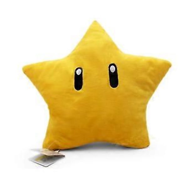 Super Mario Bros Plussihahmo Keltainen Tähti Täytetty Tyyny Pehmeä Istuin Joululahja