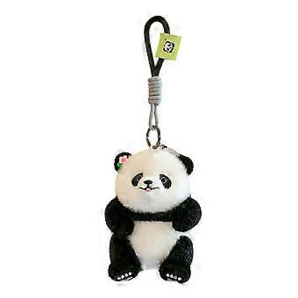 Suloinen Panda-avainketju, tukeva PP-puuvillainen sarjakuva-riipus reppuun tai käsilaukkuun, arkikäyttöön (Hua Hua)