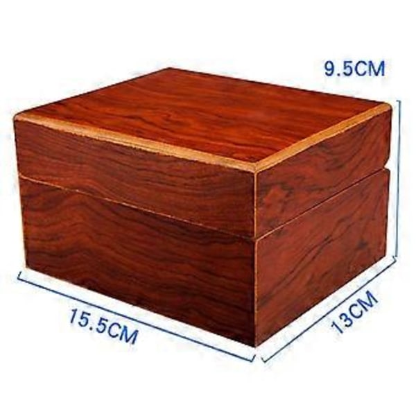Enkel Slot Klockbox Organizer Förvaring