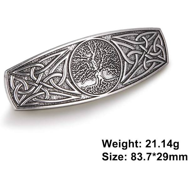 (Hopea)Vintage Naisten Hiukset Barrette Metalli Hiukset Leikke Tree of Lif