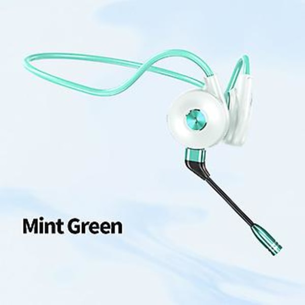 Bluetooth 5.0 Luujohtokuulokkeet Langattomat nappikuulokkeet Ulkoiluun, urheiluun (Vihreä)