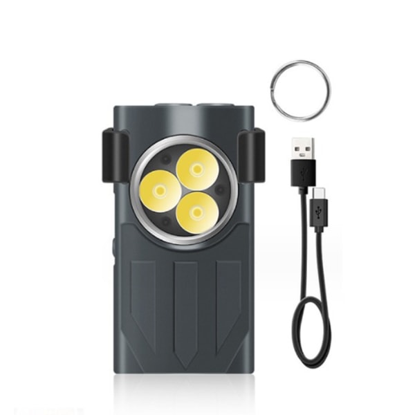 1100 Lumen Mini Genopladelig EDC Lommelygte, Magnetisk Base
