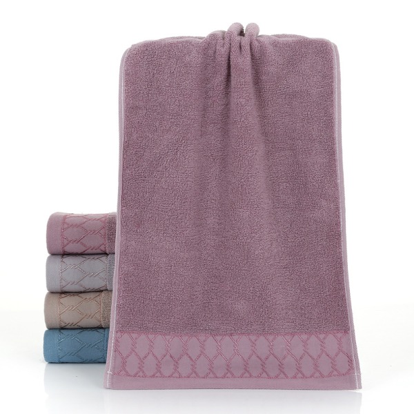 3-delad 34*74cm uppsättning mörka handdukar för ansiktstvätt, hushållsbruk