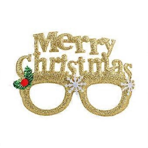 Julepynt Briller Stel Voksen Børn Glædelig Jul Glas Julepynt Nytårsgave til Kreativ Fest Ornament