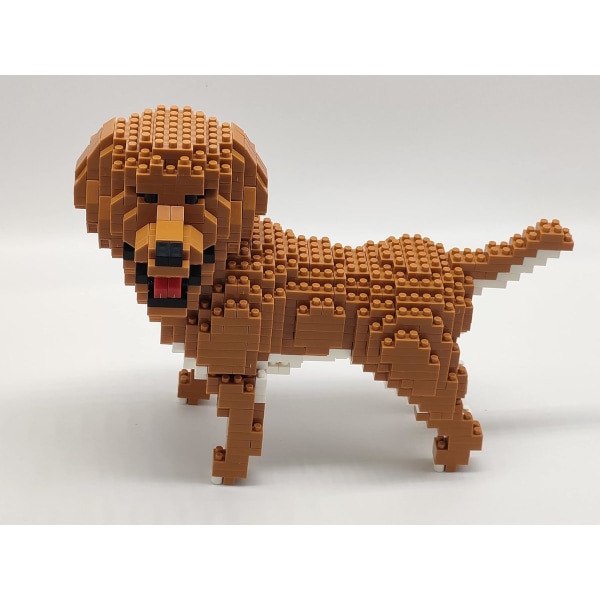 3D-hundpussel, byggklossar, husdjursleksaker och visningsbar mod