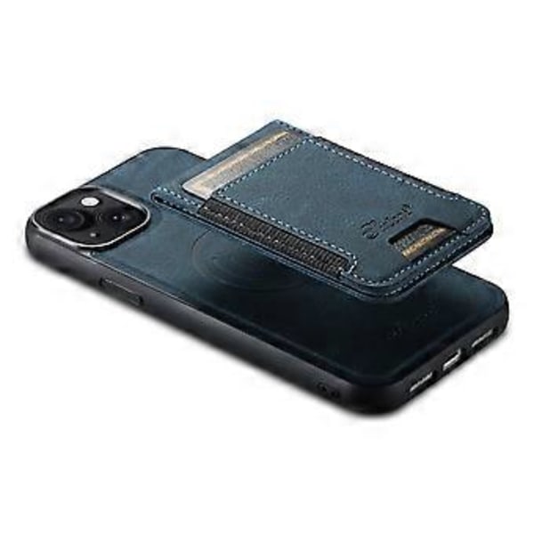 SUTENI H17 Läderfodral för iPhone 15 Skal Stötsäkert Magnetiskt Telefonfodral (Stil B)
