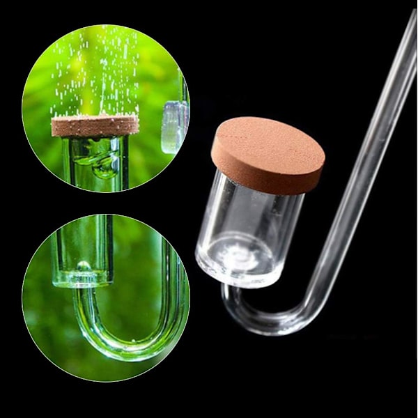 CO2-diffusor, mini usynlig tilbageslagsventil, CO2-diffusor til fiskebeholder,