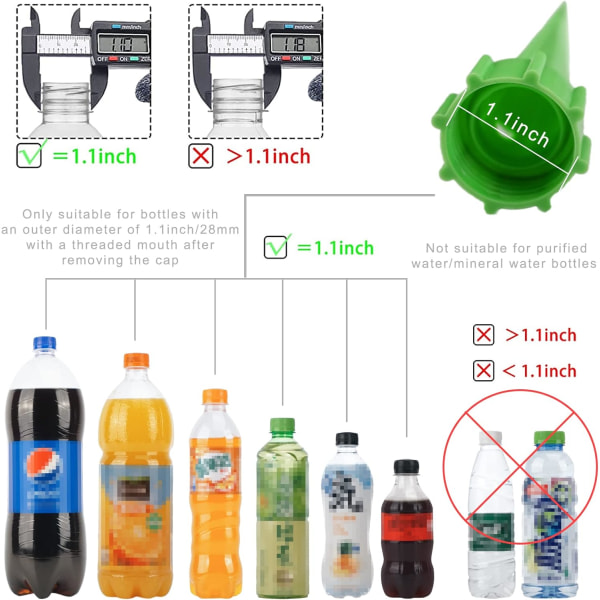24-pack droppbevattningskit, automatiska bevattningsanläggningar för växter