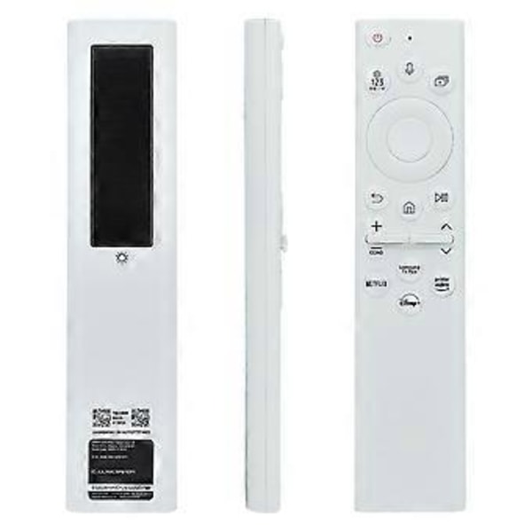 BN59-01391A Solar Stemmefjernkontroll Erstatning for Samsung Frame TV Fjernkontroll med Bluetooth Oppladbar Solcelle, Kompatibel med Samsung 2021-2022 N