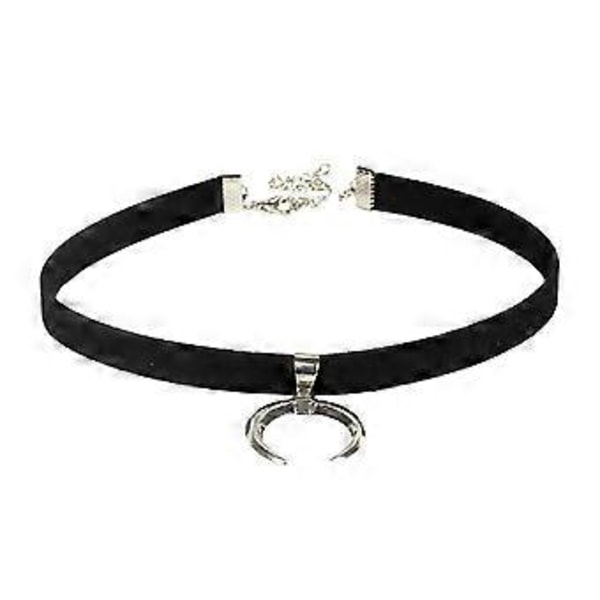Punk Choker Måne Stjerne Choker Halskjede Måne Charm Choker Choker Vampyr O-Ring Choker Lo Krage Choker