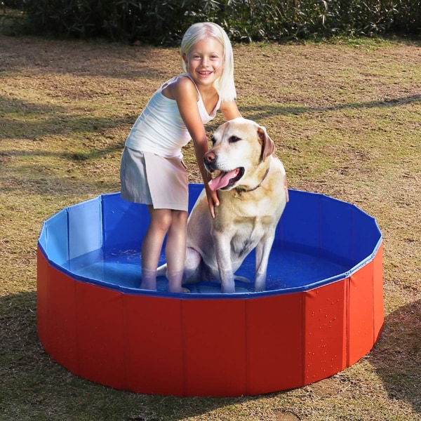 Sammenklappeligt Hundebassin Transportabelt Badekar Badebassin Soppebassin fo