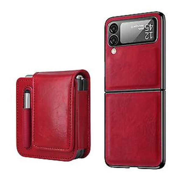 Retro Thinking -sarjan kotelo Samsung Galaxy Z Flip4:lle (Punainen)