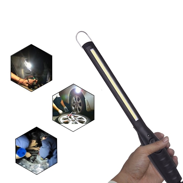 Ladattava COB, LED-työvalo 700 lumenia magneettinen taskulamppu US