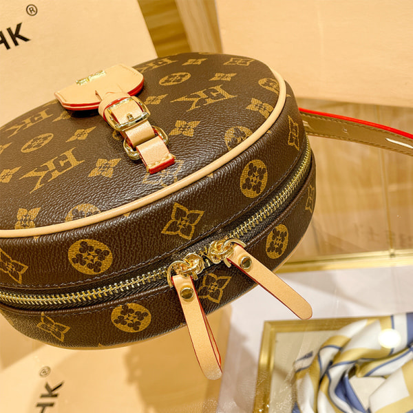(Brun) Dam Crossbody Väska Retro Handväska Axelväska 6