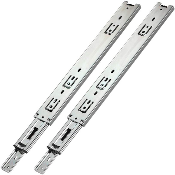 2-pack med full extension lådskenor, 300 mm, maxbelastning 45 kg, kullager, för köksskåp