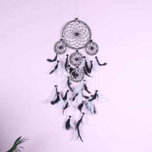 Sort/hvid - Ananas Petit Dreamcatcher Hvid Mærke Indisk