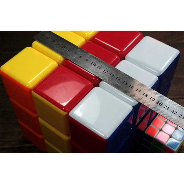 Super Cube 3x3x3 Iso Kuutio Tarraton Nopeus Kuutio 18cm Suuri C