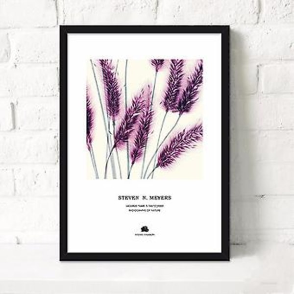 Wekity Pastoral Blomster Väggkonst Canvas Print Poster, Enkel Mode Vattenfärg Konst Ritning Dekoration för Hem Vardagsrum Sovrum Kontor och Barns Rum