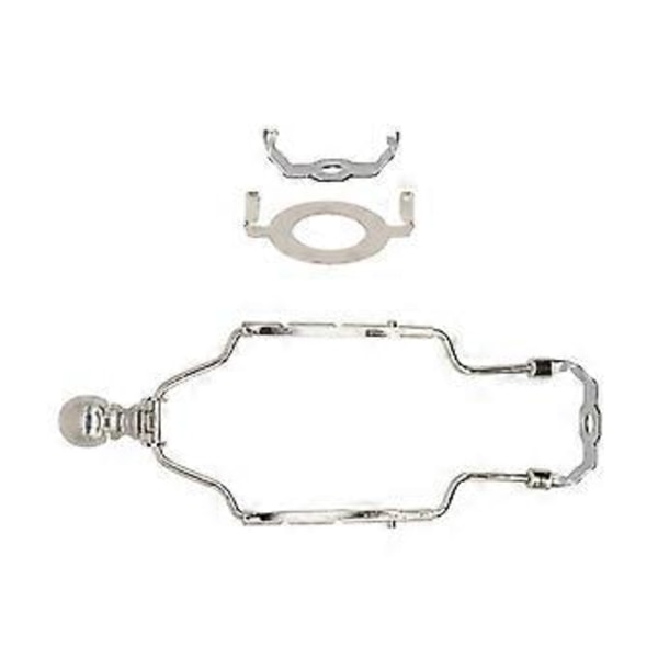Lampskärmshållare, Hornfäste, Lampdelar, Justerbar Universell DIY Lampskärm DIY Belysningstillbehör, (argent)