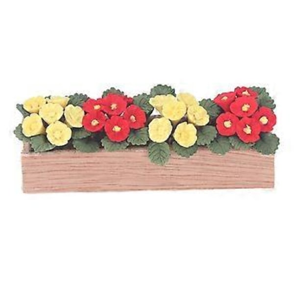 1:12 Dukkehus Blomsterbed Træ Resin Miniature Bonsai til Vindueskarm Altan Dukkehus Indretning