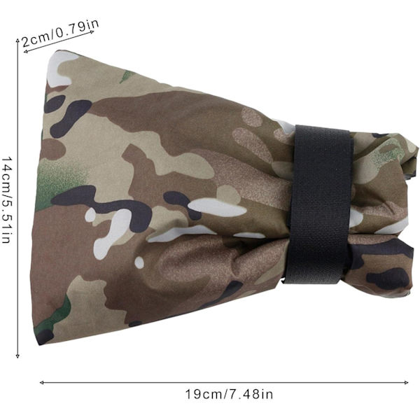 2 kappaletta Desert Camouflage - 210D Oxford-kangas vesihana suojus
