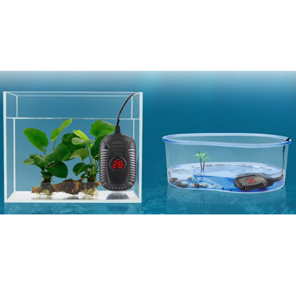 (50W) Akvarievärmare med display Eco Temperatur Justerbar
