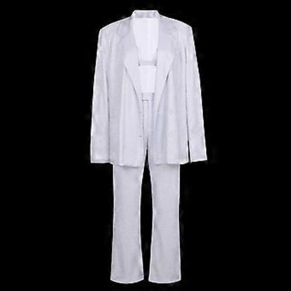 Ny Dam Glitter Sekvens Blazer Kostym Öppen Kavaj Jacka Dam Fest Ytterkläder  snabb(M )