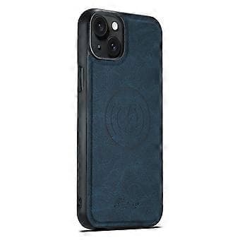 SUTENI H17 Lærveske for iPhone 15 Shell Støtsikker Magnetisk Telefondeksel (Stil B)