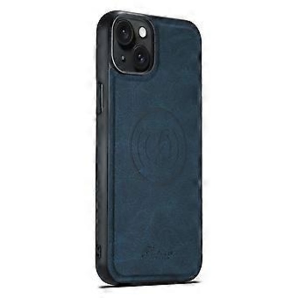 SUTENI H17 Nahkainen Kotelo iPhone 15:lle, Iskun Kestävä Magneettinen Puhelimen Kotelo (Tyyli B)
