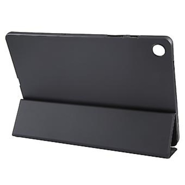 Tri-fold lærtablettveske for Samsung Galaxy Tab A9+ (Svart)