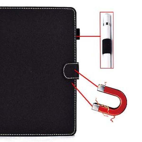 Læderetui til iPad 10.2 & 10.2 2020 (Sort)