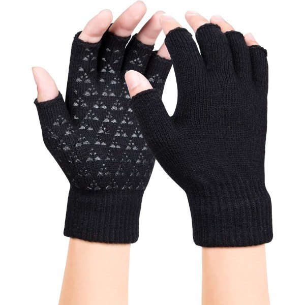 Vinter Fingerless Handsker, Vinter Handsker, Strikkede Fingerless Handsker, Halv Finger Votter, Halv Finger