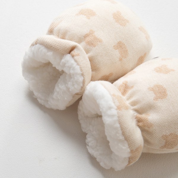 3 par varme bomullsvanter for baby, vintervanter for gutter G