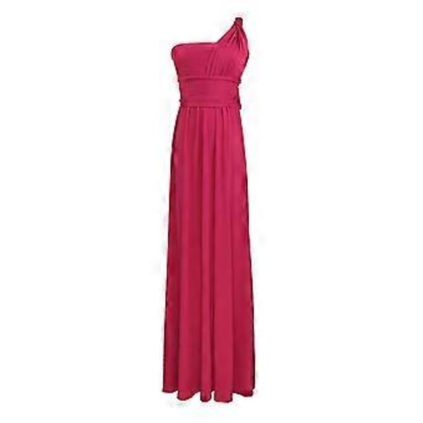 Kvinnors Aftonklänning, Multi-Way Wrap, Brudtärna, Formell, Lång Maxi, Omvandlingsbar Klänning (L Champagne)