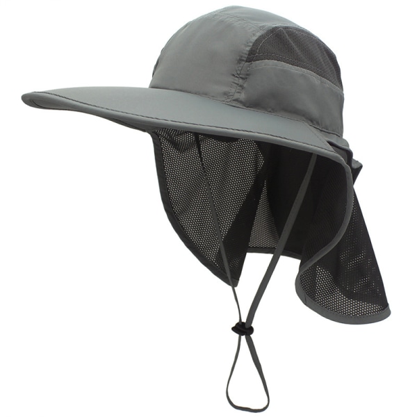 Herr UPF 50+ cap Fiskehatt med bred brätte med hals F