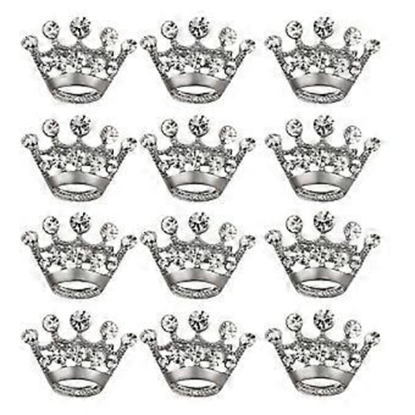 12 stk. Tiara Krone Broche Nål