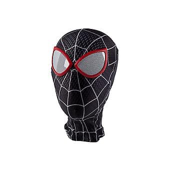 Iron Spider-man Hodeplagg Miles Parallelt Univers Voksen Barn Cosplay Maske (Barn B)