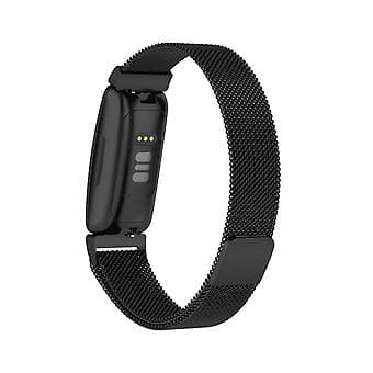 Til Fitbit Inspire 2 Milanese Urrem L (Sort)