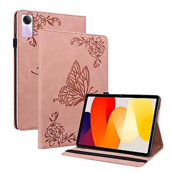 Læder Tablet Etui Til Xiaomi Redmi Pad SE 11 tommer (Rosenguld)