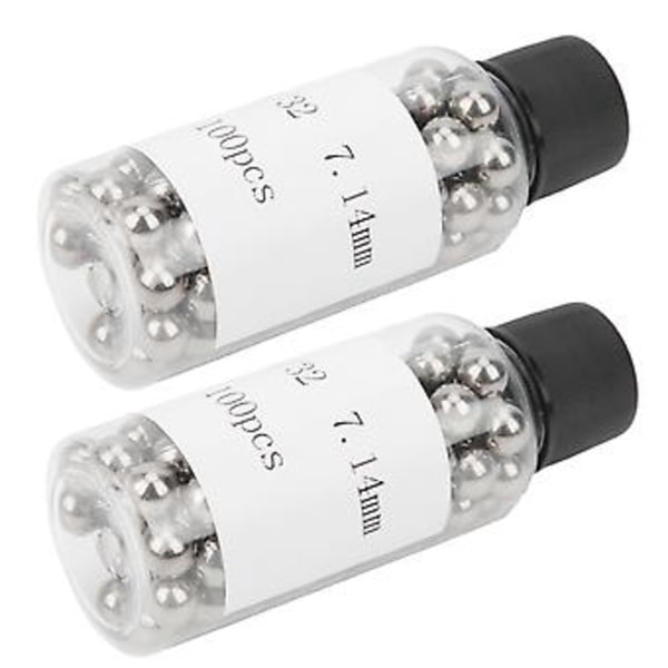 200 st Rostfria Stålkulor G1000 Hög Precision Färg Industriella Tillbehör 7.144mm