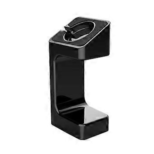 Letvægts Bærbar Smartwatch Holder Stativ Opladningsdock Urstation (Sort)