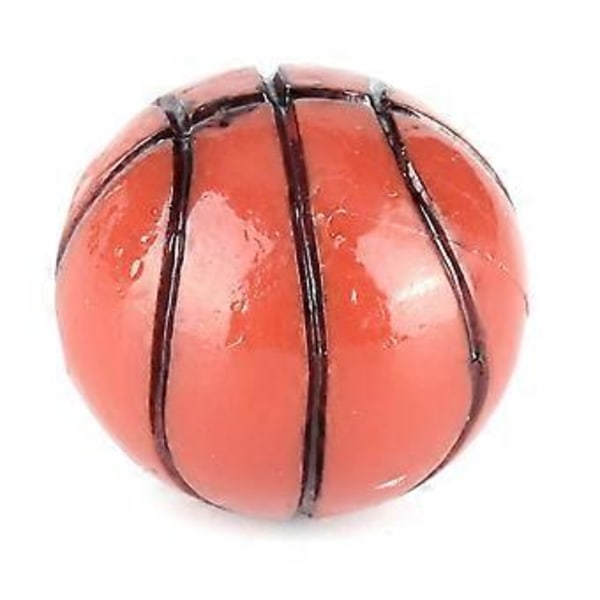 10 st 1:12 Dockhus Boll Modell Miniatyr Harts Fotboll Basketboll Leksaker för Dockhus Dekoration