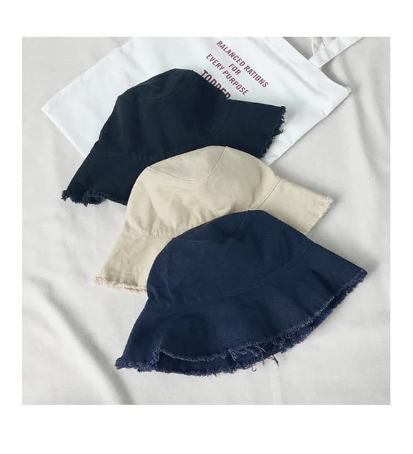 Solhattar för kvinnor Sommar Casual Bred Brätte Bomull Bucket Hat Beac